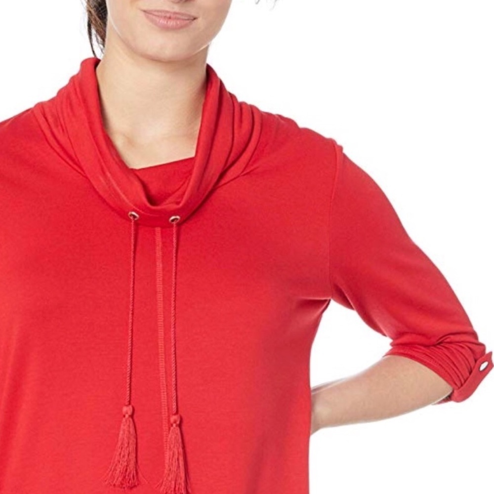 Ruby Rd. Brick Pullover Top - Picture 2 of 9